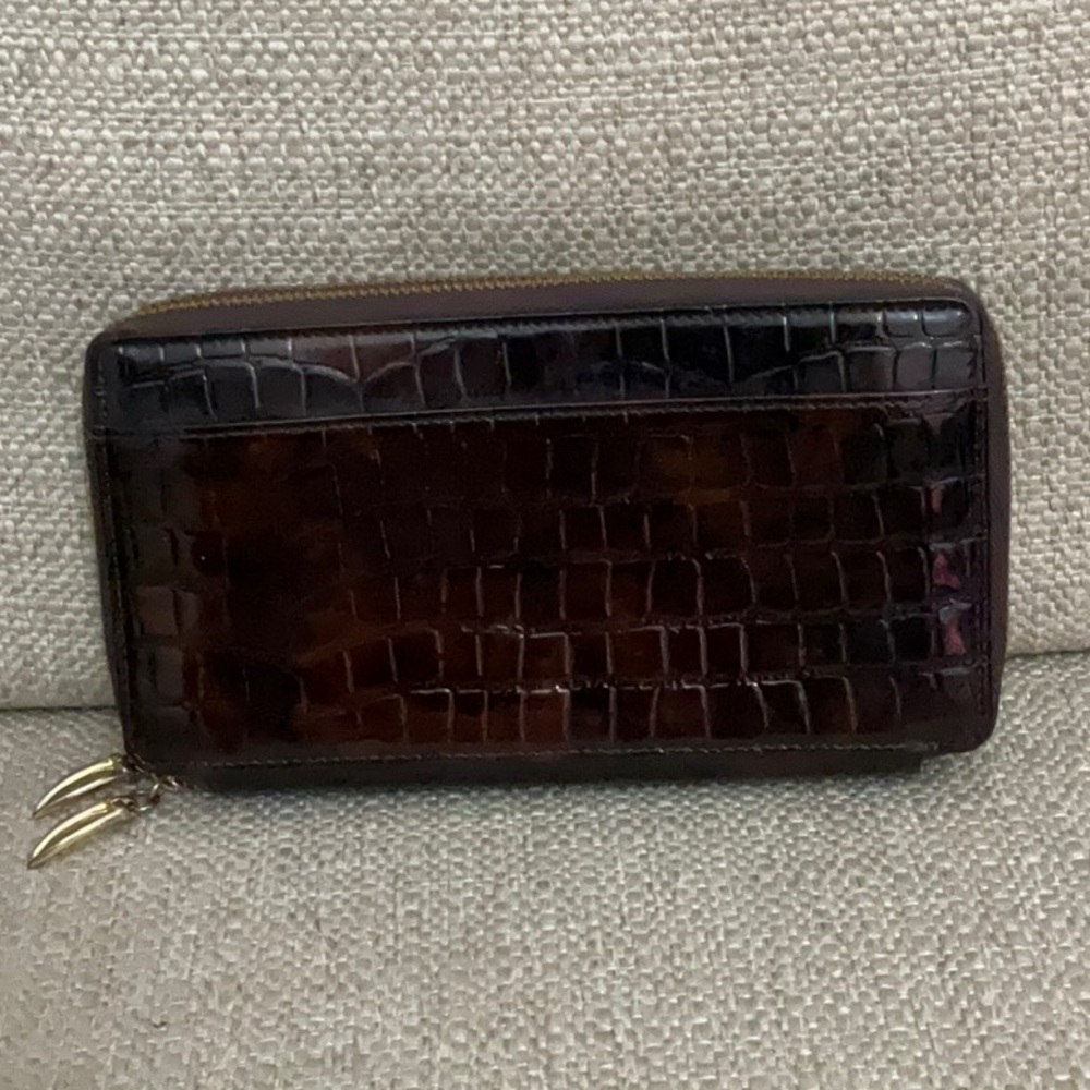 Tusk Leather Two Zipper Wallet